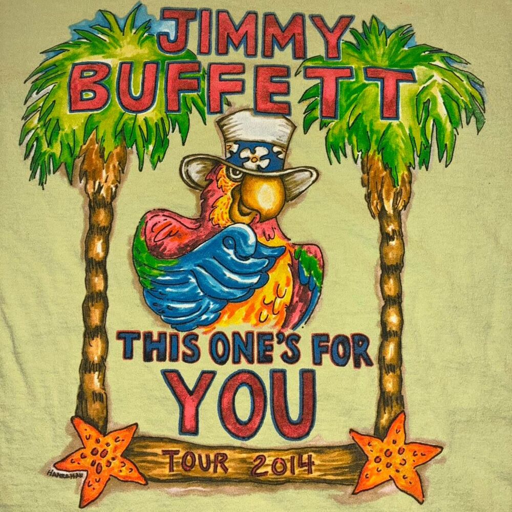 Vintage Jimmy buffet graphic tee - heavy cotton with nice boxy fit